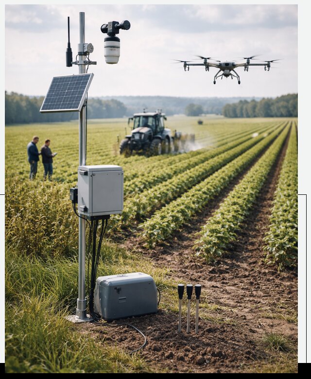 Разработка IoT мониторинга полей в Тайшете от 8827 р. | АвикейТшт